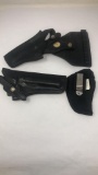 3 BLACK HOLSTERS