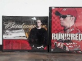 TWO DALE EARNHARDT FRAMED POSTERS