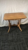 PARLOR EAST STYLE TABLE WITH CASTER WHEELS