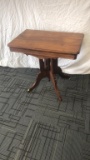 PARLOR EAST STYLE TABLE WITH CASTER WHEELS