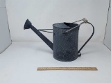 VTG METAL WATERING CAN, WOOD HANDLE,