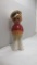 VINTAGE 1940's CARNIVAL PRIZE CHALK WARE GIRL