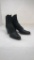 VINTAGE BLACK LEATHER WOMEN'S BOOTS