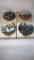 FOUR EDWIN M KNOWLES CHINA CO. COLLECTOR'S PLATES