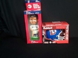 ROCKIES BOBBLE HEAD & BRONCOS MINI HELMET