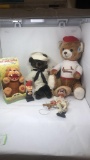 SET OF FIVE VINTAGE COLLECTIBLE DOLLS