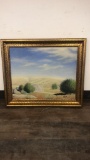 SIGNED H.M. WOODS SCENERY PAINTING