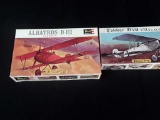 TWO REVELL 1/72ND SCALE MODEL AIRPLANE KITS