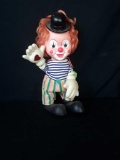 VTG PLASTIC CLOWN DOLL W/HANDS THAT CAN HONK