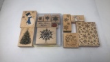SET OF WINTER STAMPS