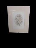 SIGNED ART OF ABSTRACT FLOWERS