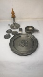 PEWTER HOME DECORATION SET