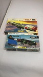 2 REVELL 1/72ND SCALE MODEL AIRPLANE KITS