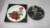 TWO PORCELAIN COLLECTOR' PLATES IN ORIG. BOXES