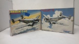 TWO PIONEER 2 1/72ND SCALE MODEL AIRPLANE KITS