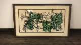 SIGNED ABSTRACT ART PRINT