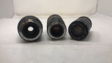 SET OF THREE MEDIUM CAMERA LENS