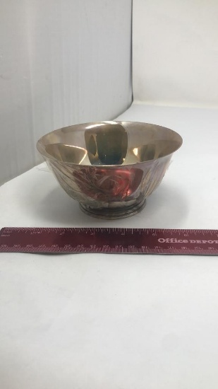 STERLING SILVER REPRODUCTION PAUL REVERE BOWL 140G