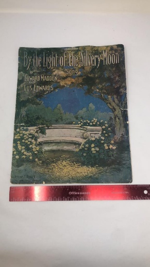 BY THE LIGHT OF THE SILVERY MOON SHEET MUSIC