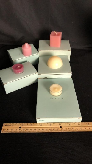 6) PARTYLITE AROMA MELTS & VOTIVE CANDLES