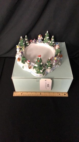 PARTYLITE SNOWBELL 3 WICK HOLDER