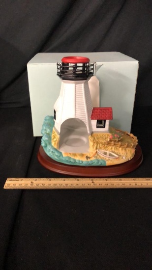 PARTYLITE PLYMOUTH LIGHT LIGHTHOUSE