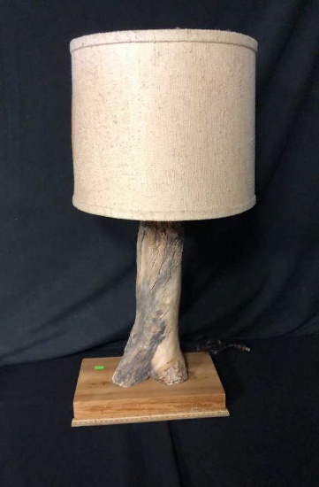 TREE TRUNK CUSTOM LAMP