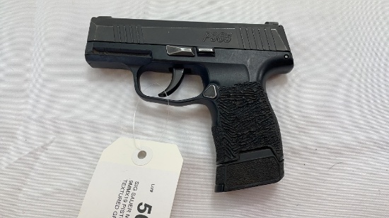 SIG SAUER MODEL P365 SN#66A228879. 9MM