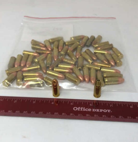 60 ROUNDS OF MISC. 9MM AMMO.