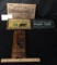 4) VINTAGE RUSTIC WOOD SIGNS DECOR