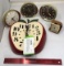 5) VINTAGE CLOCKS