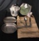 VINTAGE WATER CANTEENS & ARMY MESS EATING KIT