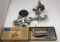 TAPE WRITER, KNIFE SHARPENER, TACKER, STEEL TAPE