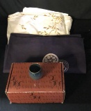 JAPANESE STYLE SHOT GLASSES & TABLE COVER