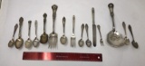 COLLECTION OF FLATWARE - 2 STERLING PIECES.