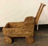 VINTAGE CHILD'S WOOD WAGON