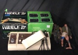 PADDLE 4 COMPUTER GAME & G.I. JOE ACTION FIGURES