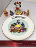 DISNEY FIGURINES & PLATE