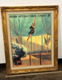 GRAND INTERNATIONAL CIRQUE IV FRAMED ART