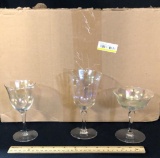 IRIDESCENT WINE GLASSES