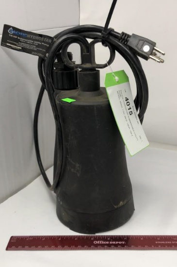 PACIFIC HYDROSTAR SUBMERSIBLE UTILITY PUMP