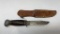 VINTAGE WWII PAL RH-50 FIXED BLADE KNIFE & SHEATH