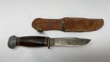 VINTAGE WWII PAL RH-50 FIXED BLADE KNIFE & SHEATH