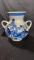 MEXICO BLUE CERAMIC JUG VASE