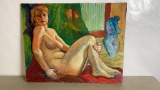 NUDE WOMAN PAINTING