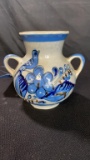 MEXICO BLUE CERAMIC JUG VASE