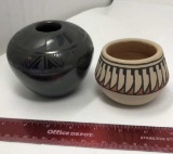 2) NATIVE AMERICAN POTTERY BOWLS