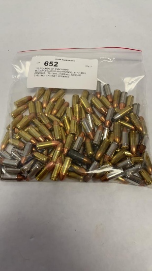 116 ROUNDS OF 9MM AMMO