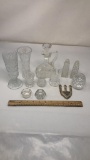 ASSORTMENT OF GLASS & CRYSTAL