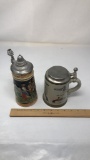 2) AUTHENTIC MADE IN GERMANY BEER STEINS